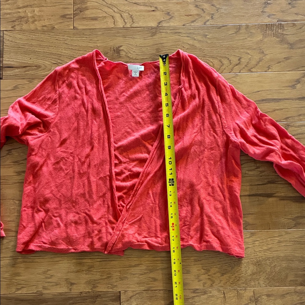 J Jill coral sweater size medium